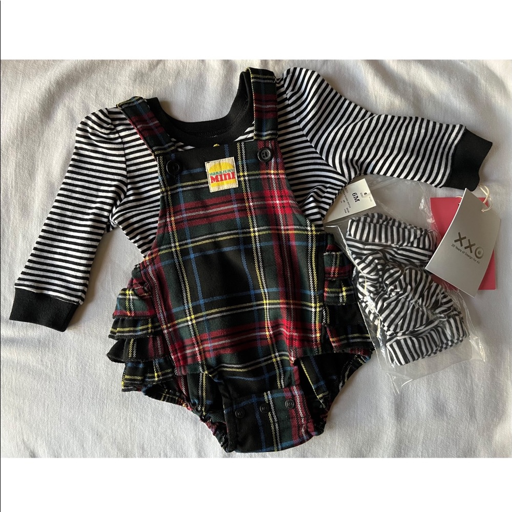 Harajuku Mini x Target Plaid/Striped 3 Piece Set